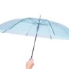 PARASOL PRZEZROCZYSTY 72cm - niebieski