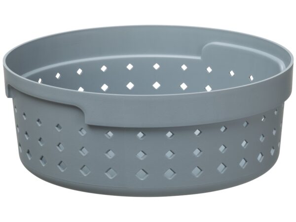 PLAST TEAM KOSZYK ORGANIZER SEOUL ROUND SMALL - szary