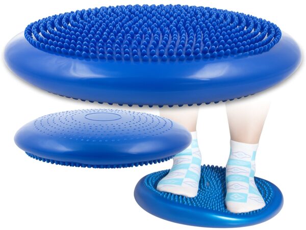 PODUSZKA SENSOMOTORYCZNA DYSK - niebieski