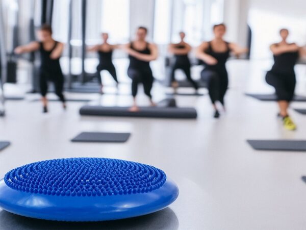 PODUSZKA SENSOMOTORYCZNA DYSK - niebieski