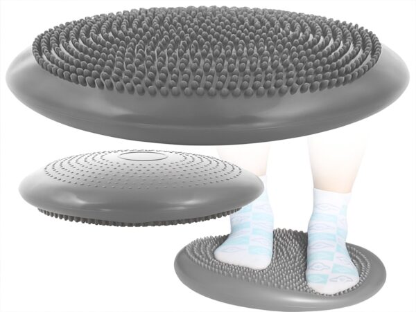 PODUSZKA SENSOMOTORYCZNA DYSK - szary