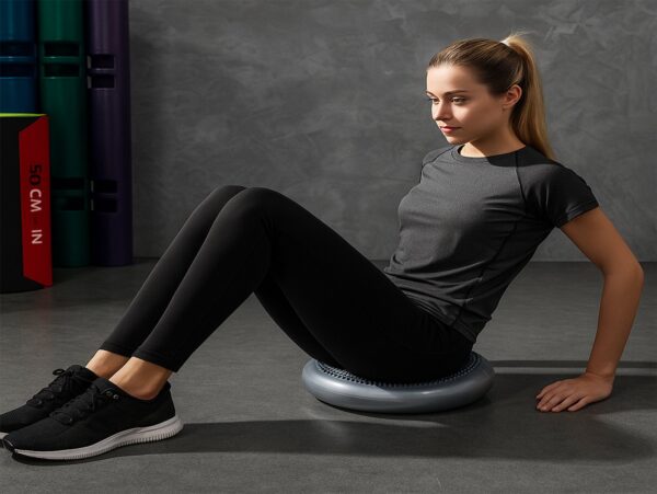 PODUSZKA SENSOMOTORYCZNA DYSK - szary