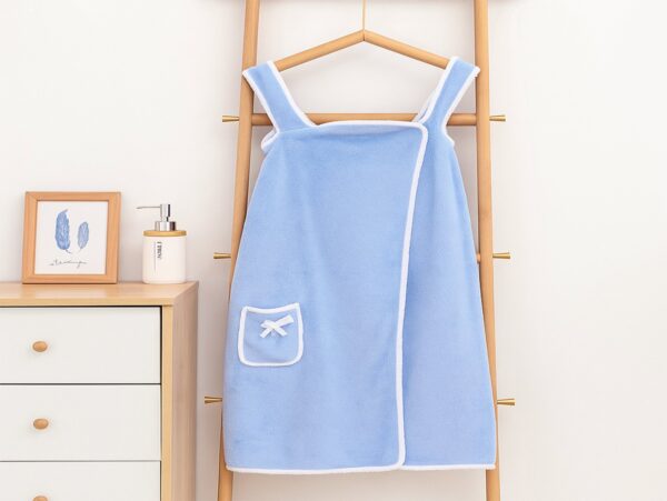 RĘCZNIK DAMSKI SZLAFROK 80x135 - jasny niebieski