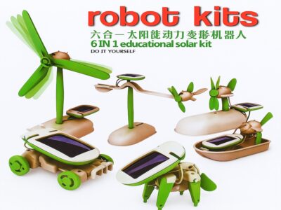 ROBOT SOLARNY KITS 6w1 ZESTAW SOLAR EDUKACYJNY