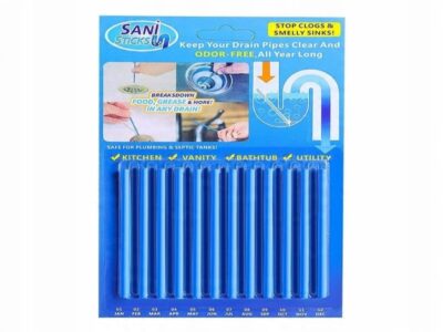SANI STICK PATYCZKI DO CZYSZCZENIA UDRAŻNIANIA RUR 12 SZT