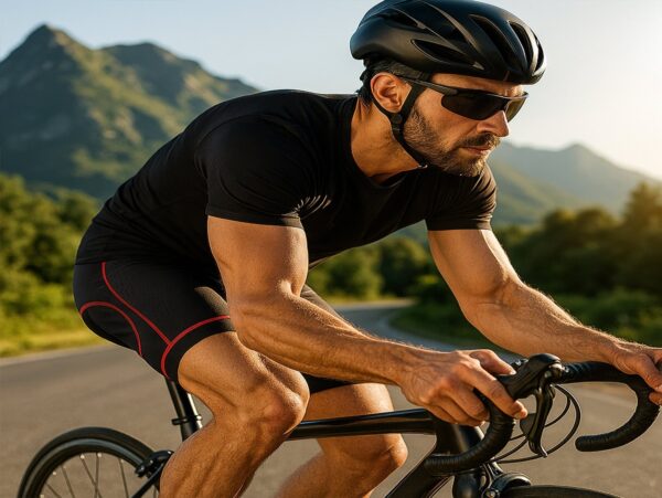 SPODENKI ROWEROWE Z NAKŁADKĄ ŻELOWĄ - rozmiar 2XL