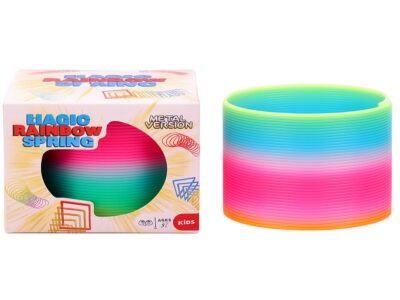 SPRĘŻYNA MAGICZNA TĘCZOWA SPRĘŻYNKA MAGIC KOLOROWA