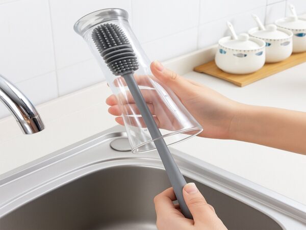 SZCZOTKA SILIKONOWA DO MYCIA BUTELEK