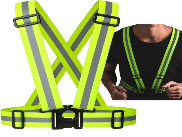 SZELKI ODBLASKOWE KAMIZELKA ODBLASKOWA NA MOTOR