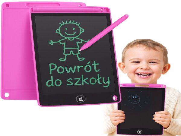 TABLET ZNIKOPIS 8,5 CALA RYSIK - różowy