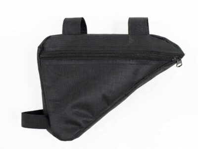 TORBA SAKWA ROWEROWA POD RAMĘ NA ZAMEK - czarny bez napisu