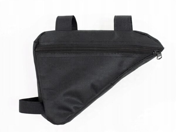 TORBA SAKWA ROWEROWA POD RAMĘ NA ZAMEK - czarny bez napisu