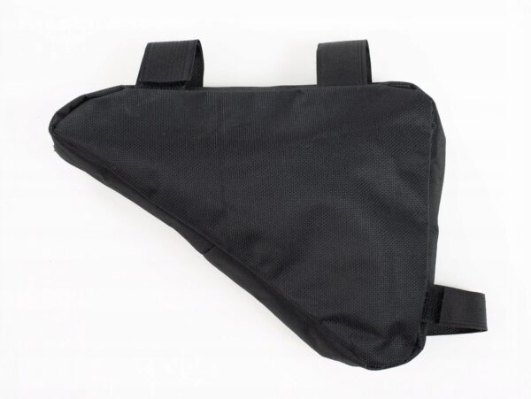 TORBA SAKWA ROWEROWA POD RAMĘ NA ZAMEK - czarny bez napisu