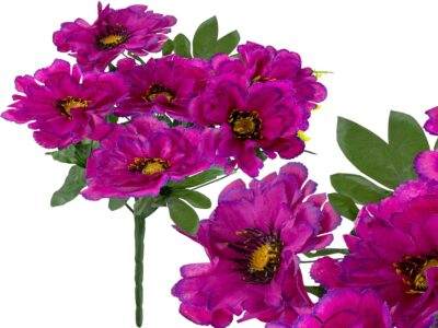 CHRYZANTEMA BUKIET 6 KWIATÓW 55cm - fioletowy