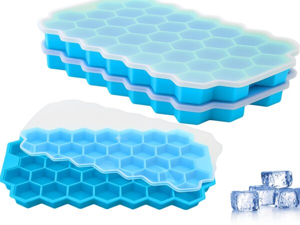 FOREMKA FORMA SILIKONOWA NA KOSTKI LODU - niebieski