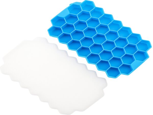 FOREMKA FORMA SILIKONOWA NA KOSTKI LODU - niebieski