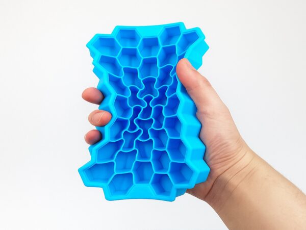 FOREMKA FORMA SILIKONOWA NA KOSTKI LODU - niebieski