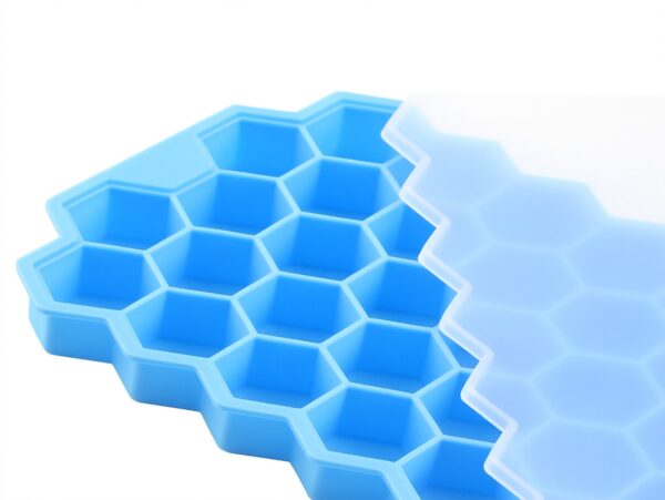 FOREMKA FORMA SILIKONOWA NA KOSTKI LODU - niebieski