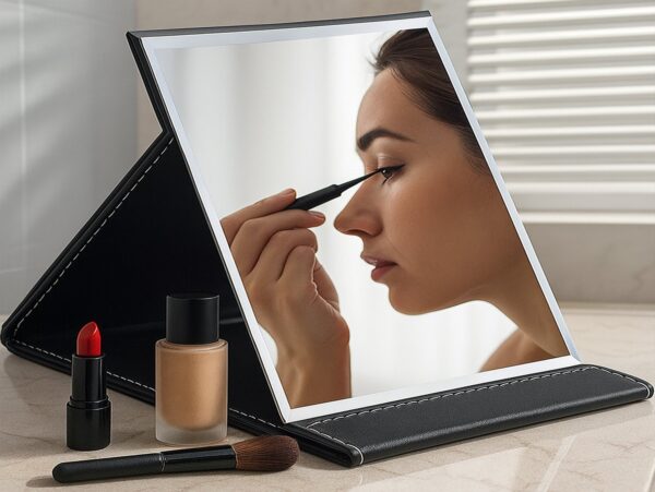 LUSTERKO SKŁADANE KOSMETYCZNE 21x15cm