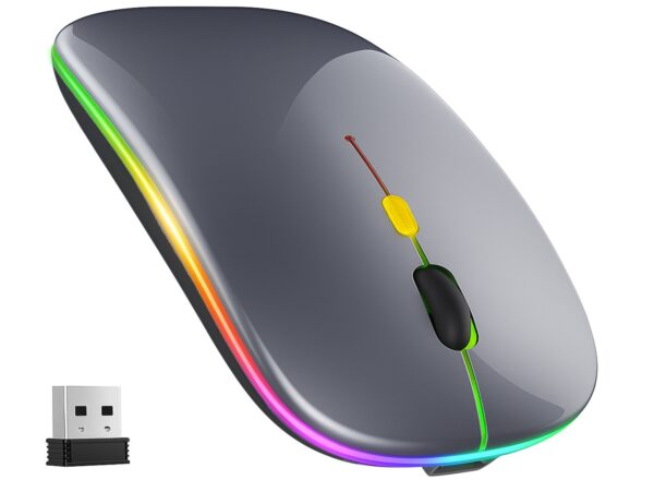 MYSZKA BEZPRZEWODOWA RGB LED 2,4G BLUETOOTH