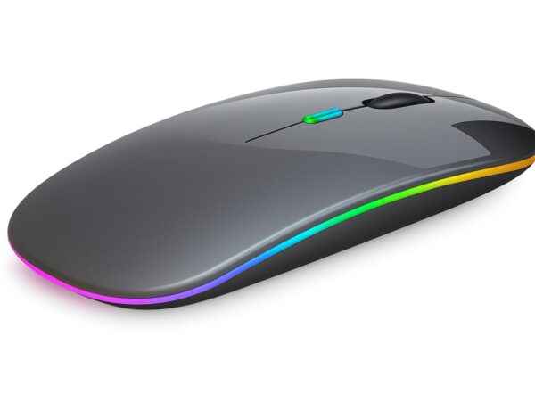 MYSZKA BEZPRZEWODOWA RGB LED 2,4G BLUETOOTH