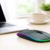MYSZKA BEZPRZEWODOWA RGB LED 2,4G BLUETOOTH