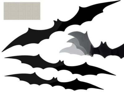 NIETOPERZ DEKORACJA HALLOWEEN 3SZT
