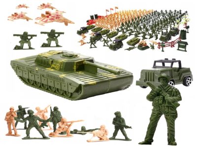 ŻOŁNIERZYKI ZESTAW FIGUREK MILITARNYCH