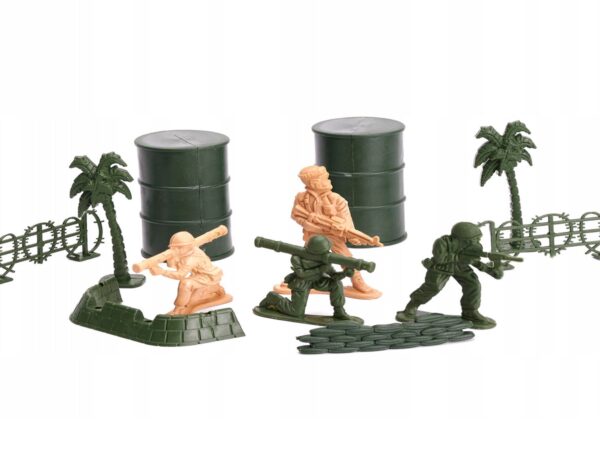 ŻOŁNIERZYKI ZESTAW FIGUREK MILITARNYCH