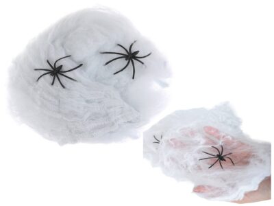 PAJĘCZYNA BIAŁA 20G HALLOWEN + 2 PAJĄKI