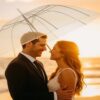 PARASOL PRZEZROCZYSTY 72cm - biały