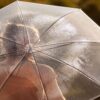 PARASOL PRZEZROCZYSTY 72cm - biały