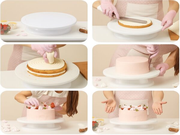 PATERA TALERZ OBROTOWY DO DEKOROWANIA TORTÓW CIAST