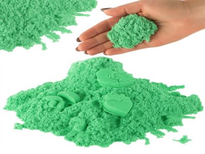 PIASEK KINETYCZNY PIASKOLINA 2KG ZAPAS - zielony
