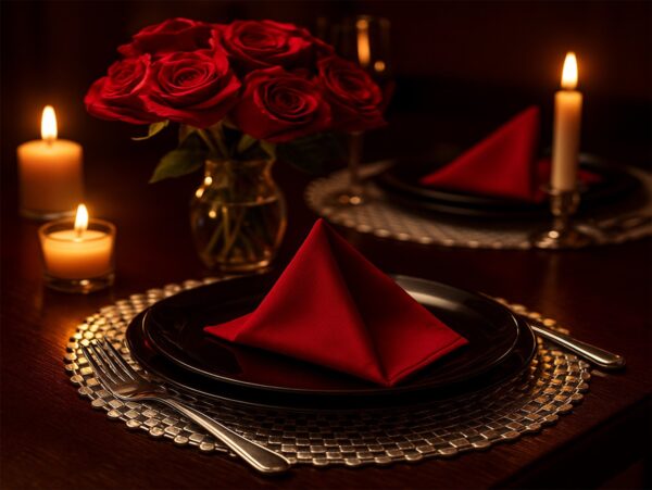 PODKŁADKA NA STÓŁ MATA OKRĄGŁA 38cm - srebrny