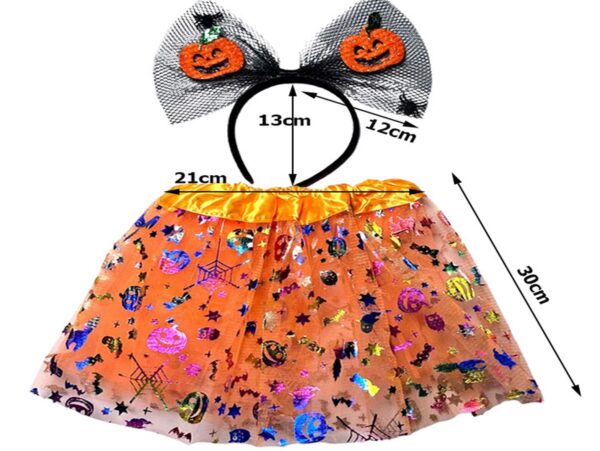 STRÓJ PRZEBRANIE NA HALLOWEEN DYNIA