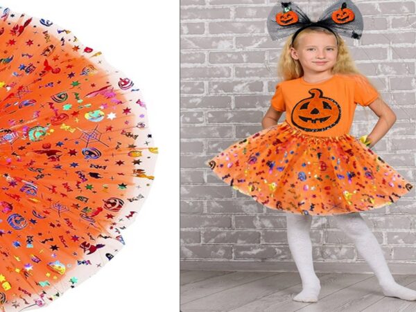 STRÓJ PRZEBRANIE NA HALLOWEEN DYNIA