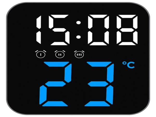 ZEGAR ELEKTRONICZNY LED BUDZIK