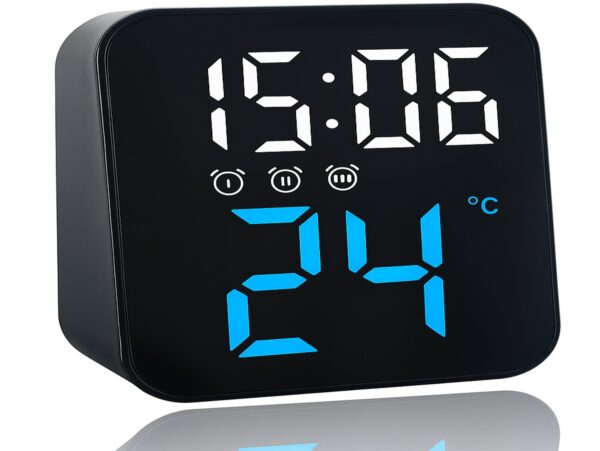 ZEGAR ELEKTRONICZNY LED BUDZIK