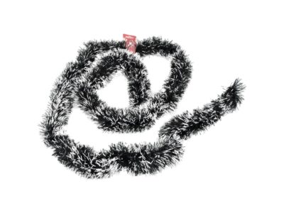 ŁAŃCUCH CHOINKOWY 6CM 2M - zielono-biały