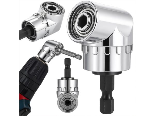 ADAPTER KĄTOWY NASADKA UCHWYT KLUCZ HEX WKRĘTARKI