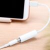 ADAPTER KABEL USB-C DO GNIAZDA SŁUCHAWEK MINI JACK