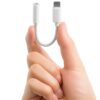 ADAPTER KABEL USB-C DO GNIAZDA SŁUCHAWEK MINI JACK