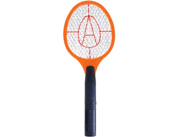 ŁAPKA NA MUCHY ELEKTRYCZNA NA BATERIE - pomarańczowy