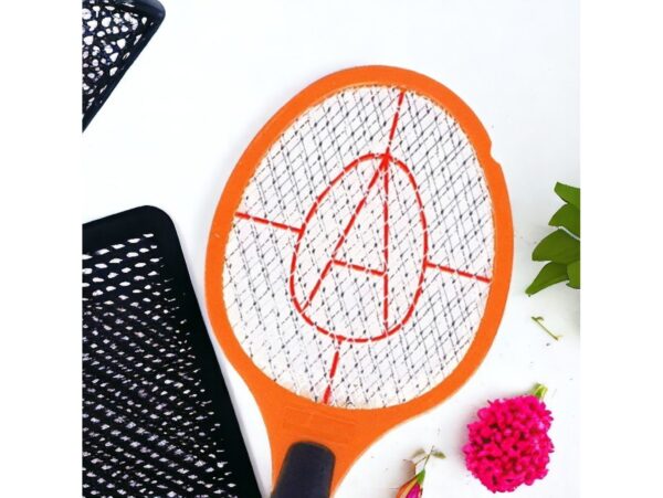 ŁAPKA NA MUCHY ELEKTRYCZNA NA BATERIE - pomarańczowy