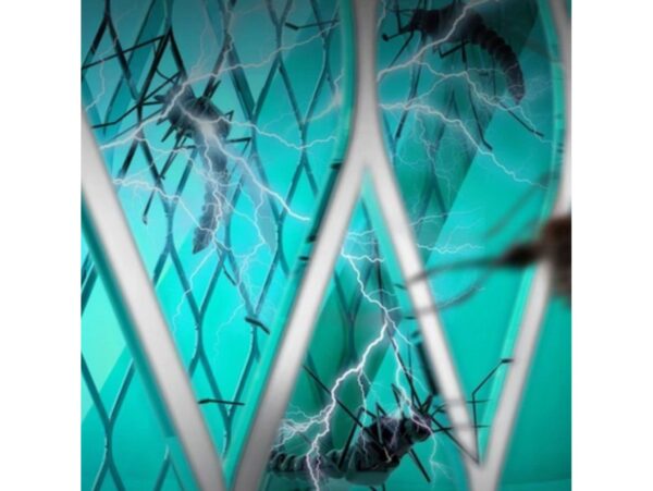 ŁAPKA NA OWADY ELEKTRYCZNA 2W1 - kwadratowa ładowarka