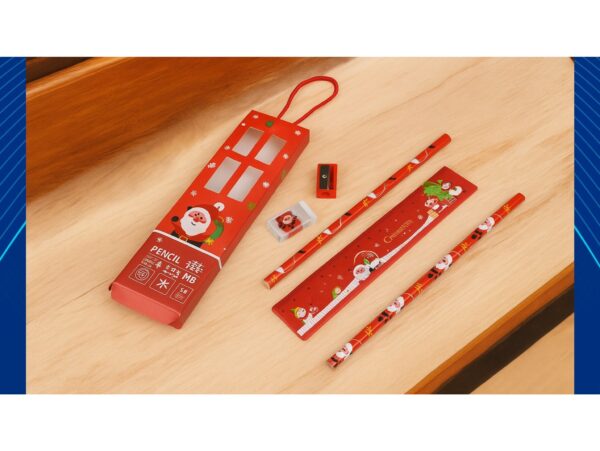 ARTYKUŁY SZKOLNE ŚWIĄTECZNE W PUDEŁKU 5EL.