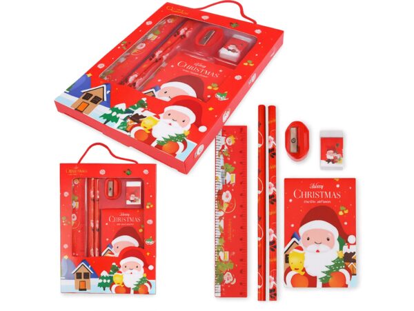 ARTYKUŁY SZKOLNE ŚWIĄTECZNE W PUDEŁKU 6EL.