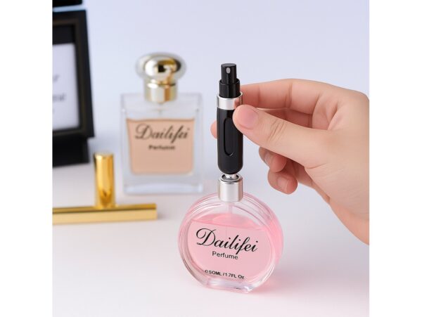 ATOMIZER PERFUM PODRÓŻNY 5ml - czarny