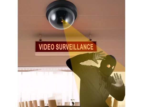 ATRAPA KAMERY PRZEMYSŁOWEJ KAMERA KOPUŁKA DIODA